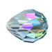 Swarovski Crystal Beads Drop (5500) Aquamarine Shimmer 2X - Bluestreak Crystals