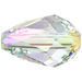Swarovski Crystal Beads Drop (5500) Crystal Shimmer 2X - Bluestreak Crystals