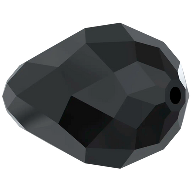 Serinity Crystal Beads Drop (5500) Jet - Bluestreak Crystals