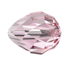 Swarovski Crystal Beads Drop (5500) Light Rose - Bluestreak Crystals