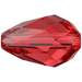 Swarovski Crystal Beads Drop (5500) Light Siam - Bluestreak Crystals
