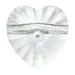 Swarovski Crystal Beads Heart (5742) Crystal - Bluestreak Crystals