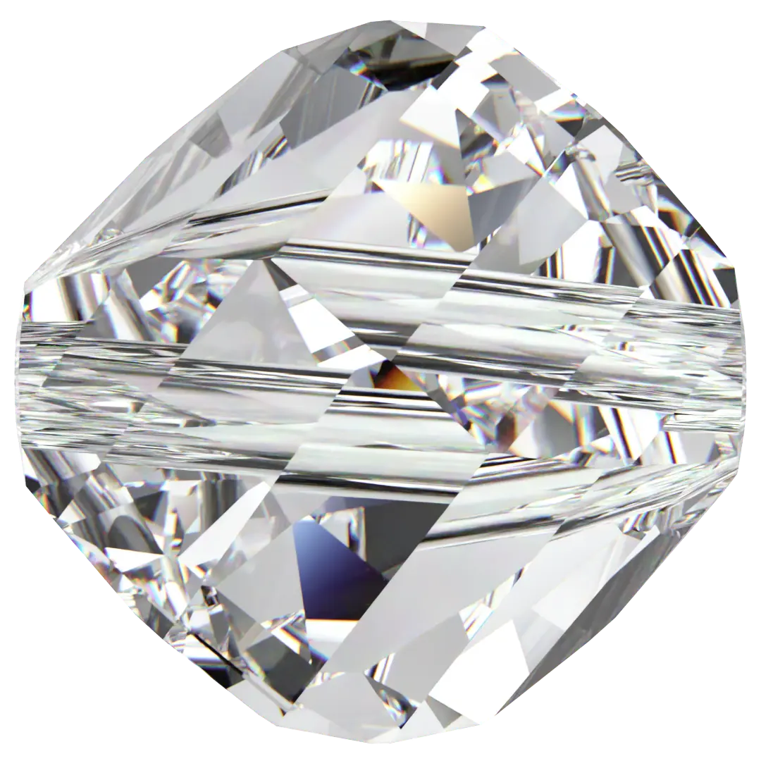 Swarovski Crystal Beads Helix (5020) Crystal - Bluestreak Crystals