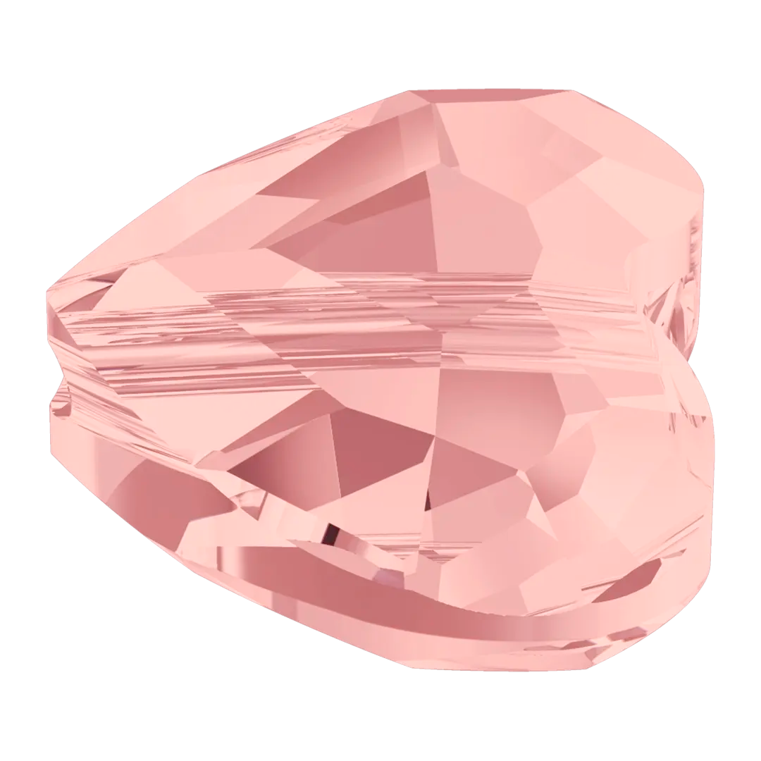 Swarovski Crystal Beads Love (5741) Blush Rose - Bluestreak Crystals