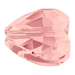 Swarovski Crystal Beads Love (5741) Blush Rose - Bluestreak Crystals