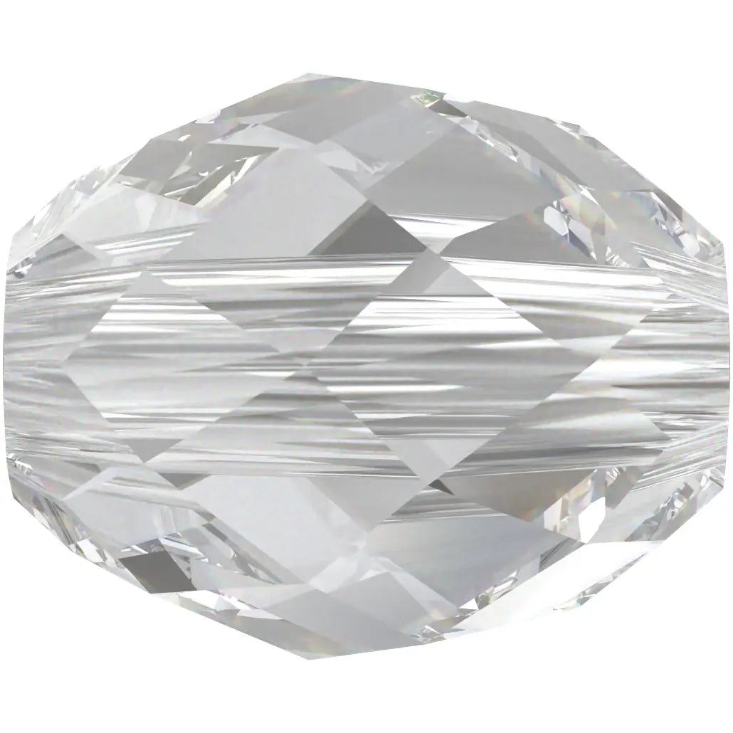 Swarovski Crystal Beads Olive Briolette (5044) Crystal - Bluestreak Crystals