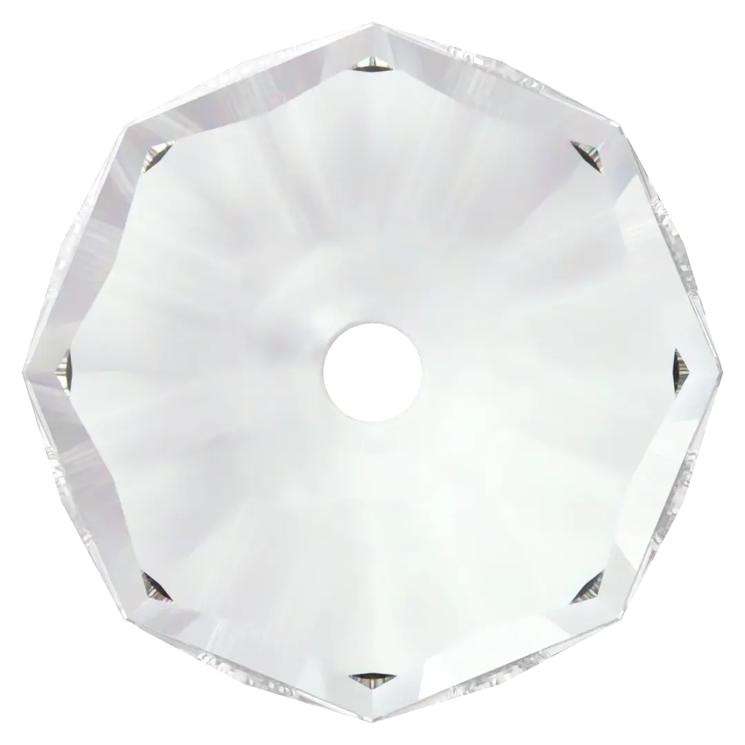 Swarovski Crystal Beads Rondelle (5045) Crystal - Bluestreak Crystals