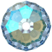 Swarovski Crystal Beads Round (5000) Aquamarine Shimmer - Bluestreak Crystals