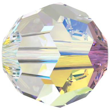 Swarovski Crystal Beads Round (5000) Crystal AB - Bluestreak Crystals