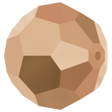 Swarovski Crystal Beads Round (5000) Crystal Rose Gold - Bluestreak Crystals