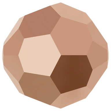 Swarovski Crystal Beads Round (5000) Crystal Rose Gold - Bluestreak Crystals