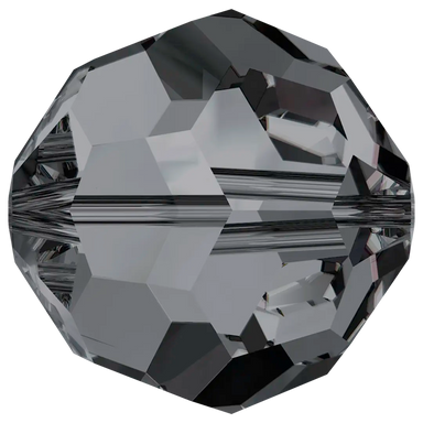 Swarovski Crystal Beads Round (5000) Crystal Silver Night - Bluestreak Crystals