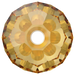 Swarovski Crystal Beads Round (5000) Golden Topaz - Bluestreak Crystals
