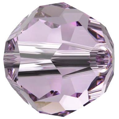 Swarovski Crystal Beads Round (5000) Light Amethyst - Bluestreak Crystals
