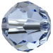 Swarovski Crystal Beads Round (5000) Light Sapphire - Bluestreak Crystals