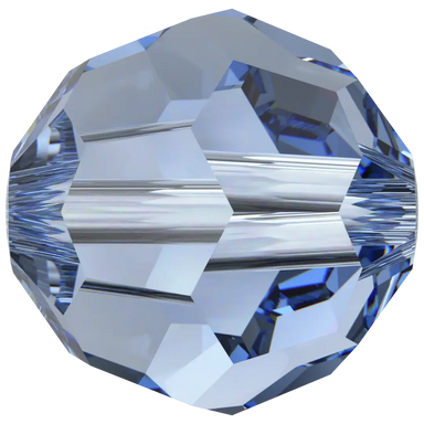 Swarovski Crystal Beads Round (5000) Light Sapphire - Bluestreak Crystals