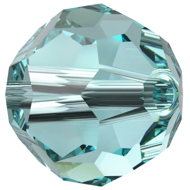 Swarovski Crystal Beads Round (5000) Light Turquoise - Bluestreak Crystals