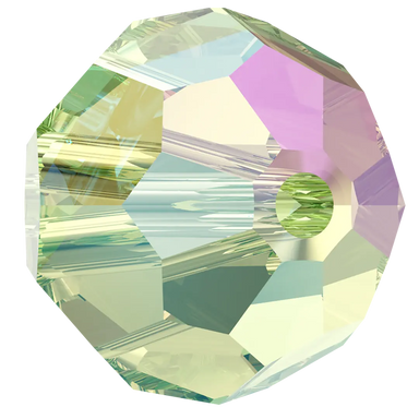 Swarovski Crystal Beads Round (5000) Peridot Shimmer - Bluestreak Crystals