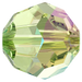 Swarovski Crystal Beads Round (5000) Peridot Shimmer - Bluestreak Crystals