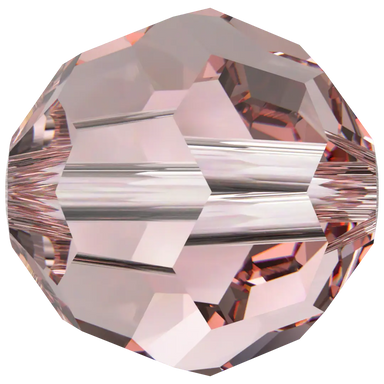 Swarovski Crystal Beads Round (5000) Vintage Rose - Bluestreak Crystals