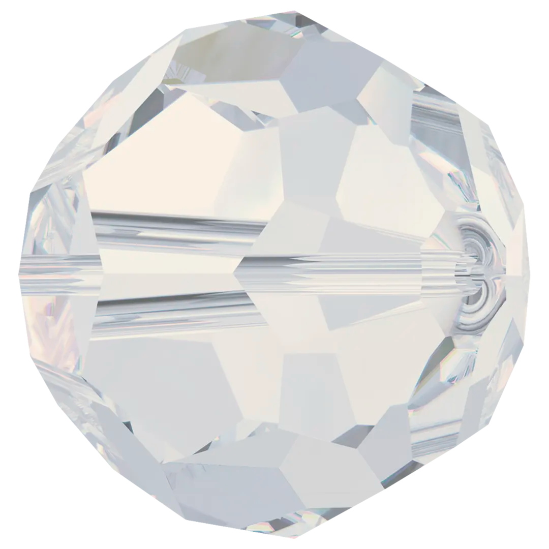 Swarovski Crystal Beads Round (5000) White Opal - Bluestreak Crystals