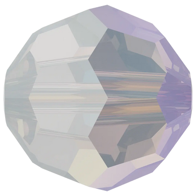 Swarovski Crystal Beads Round (5000) White Opal Shimmer - Bluestreak Crystals
