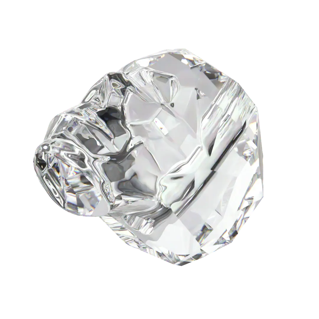 Swarovski Crystal Beads Skull (5750) Crystal - Bluestreak Crystals