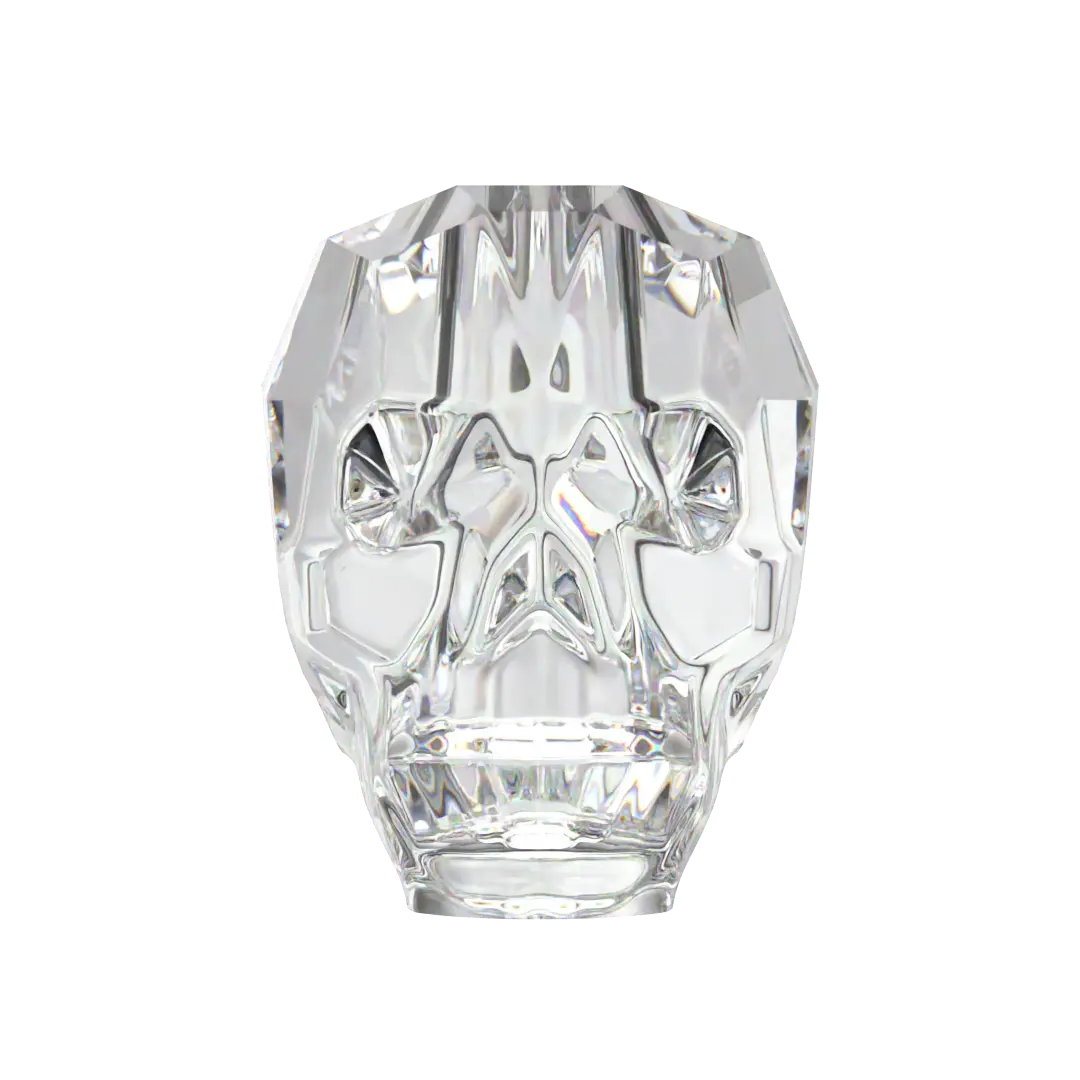 Swarovski Crystal Beads Skull (5750) Crystal - Bluestreak Crystals