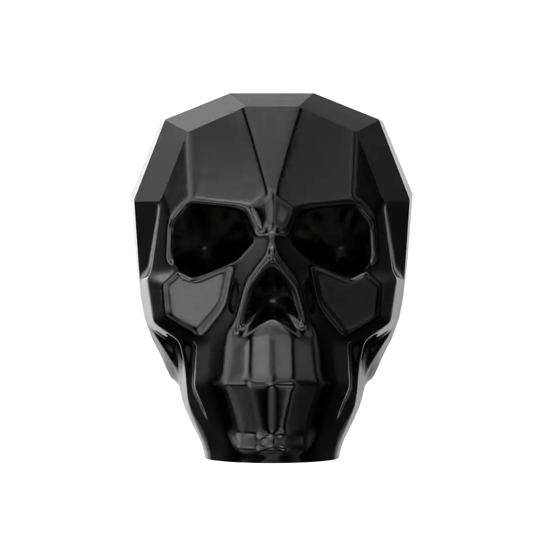 Serinity Crystal Beads Skull (5750) Jet - Bluestreak Crystals