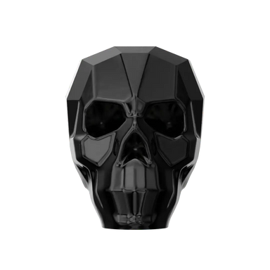 Serinity Crystal Beads Skull (5750) Jet - Bluestreak Crystals