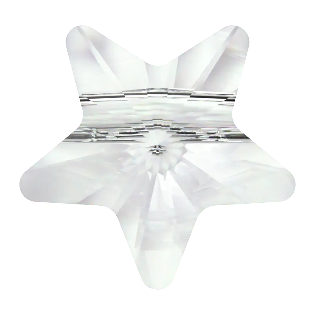 Swarovski Crystal Beads Star (5714) Crystal - Bluestreak Crystals