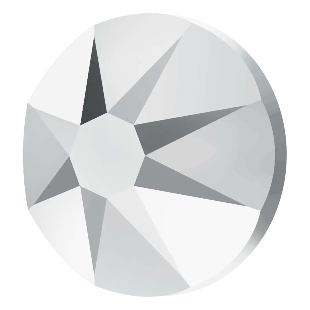 Swarovski Flat Back Crystals Non Hotfix (2000, 2058 & 2088) Crystal Light Chrome - Bluestreak Crystals