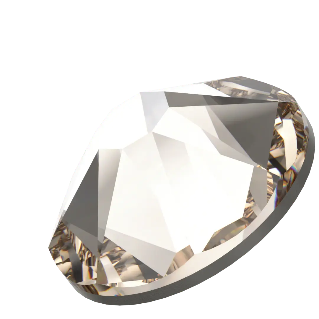 Swarovski Flat Back Crystals Non Hotfix (2000, 2058 & 2088) Light Silk - Bluestreak Crystals