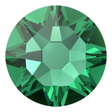 Swarovski Flat Back Crystals Non Hotfix (2000, 2058 & 2088) Majestic Green - Bluestreak Crystals