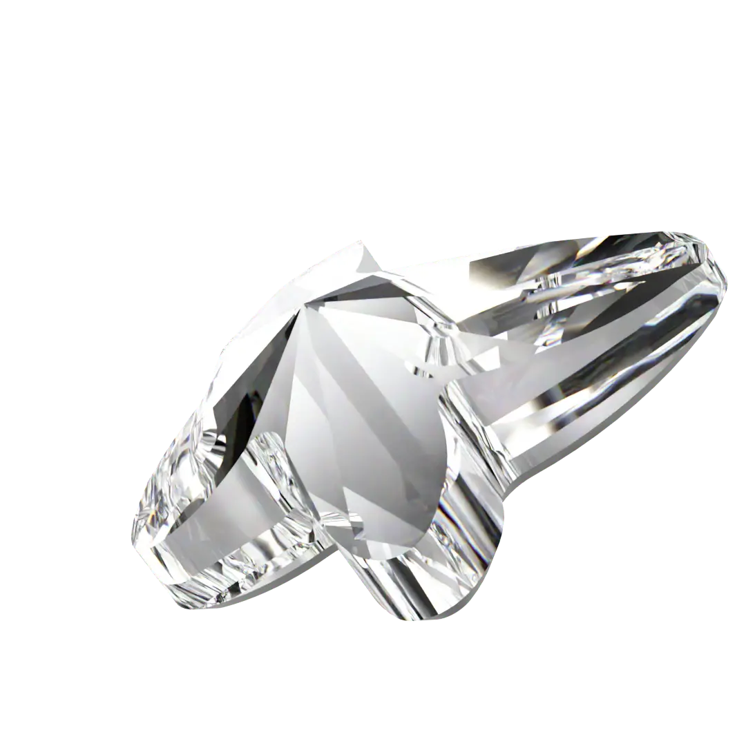 Swarovski Flat Back Crystals Non Hotfix Butterfly (2854) Crystal - Bluestreak Crystals