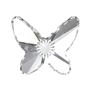 Swarovski Flat Back Crystals Non Hotfix Butterfly (2854) Crystal - Bluestreak Crystals