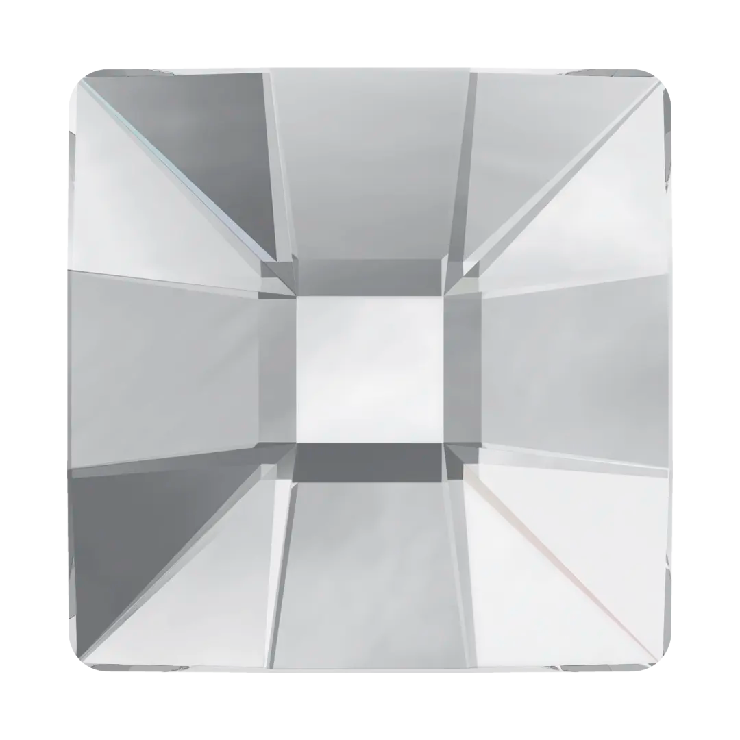 Swarovski Flat Back Crystals Non Hotfix Classic Square (2483) Crystal - Bluestreak Crystals