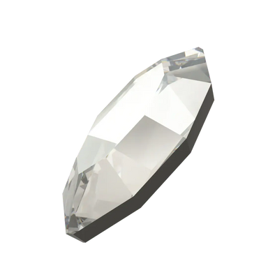 Swarovski Flat Back Crystals Non Hotfix Navette (2200) Crystal Silver Shade - Bluestreak Crystals