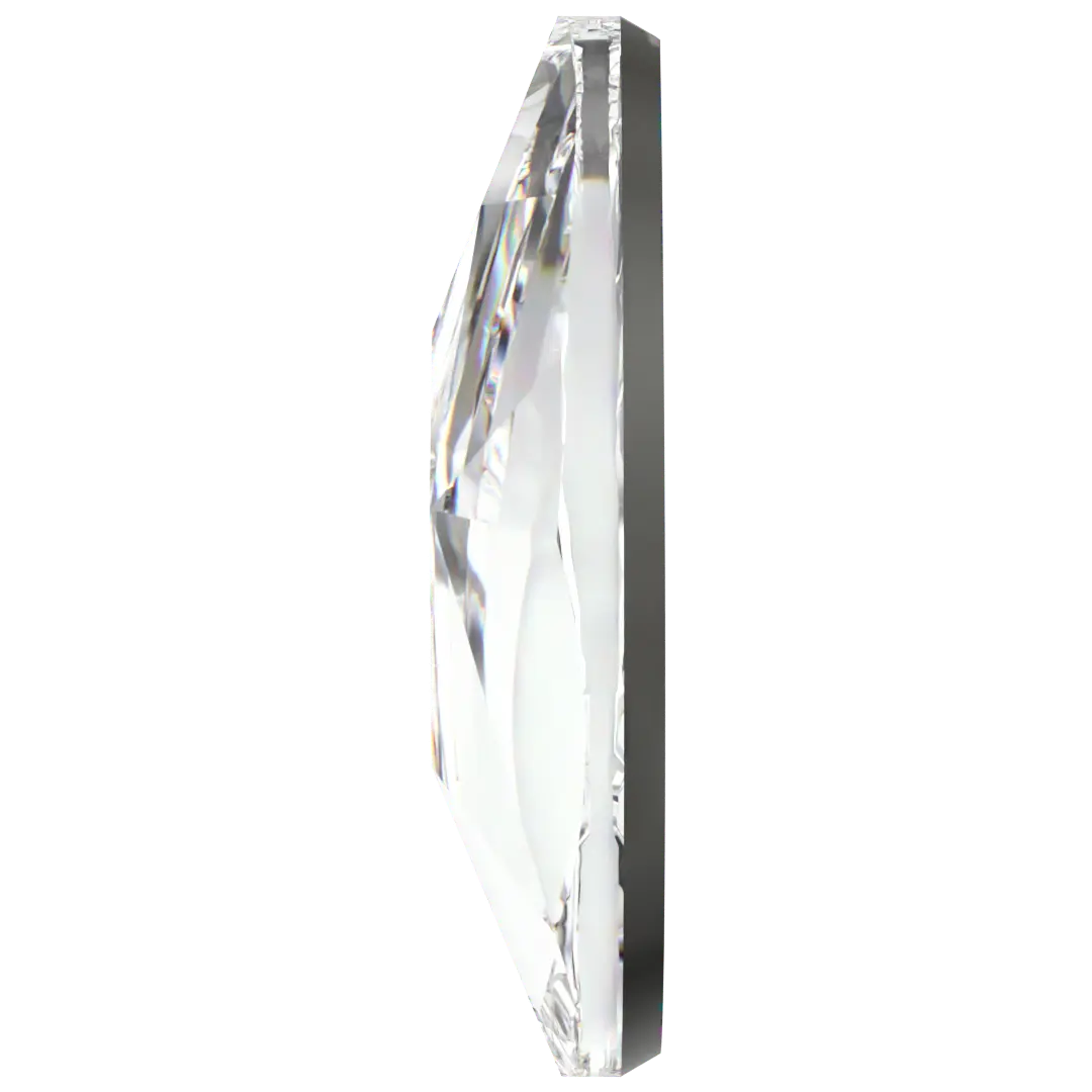 Swarovski Flat Back Crystals Non Hotfix Pear (2303) Crystal - Bluestreak Crystals