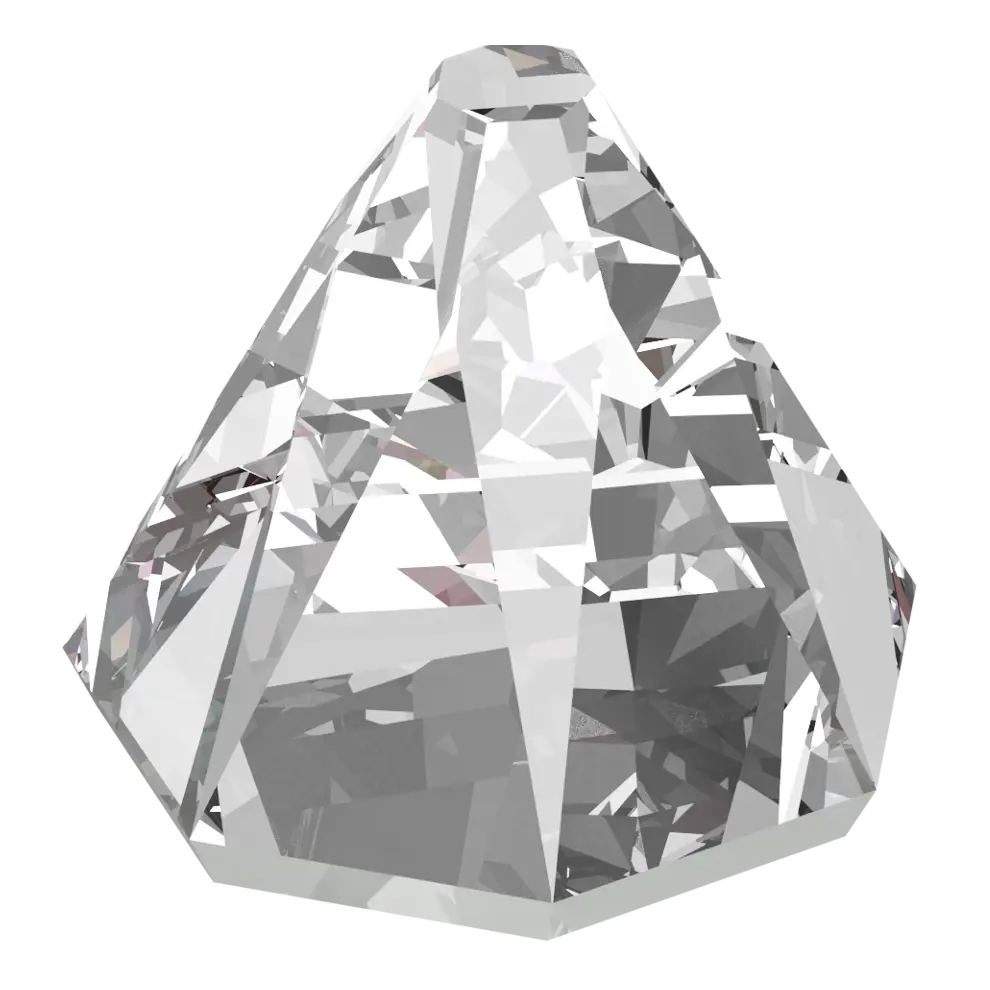 Swarovski Flat Back Crystals Non Hotfix Round Spike (2019) Crystal - Bluestreak Crystals