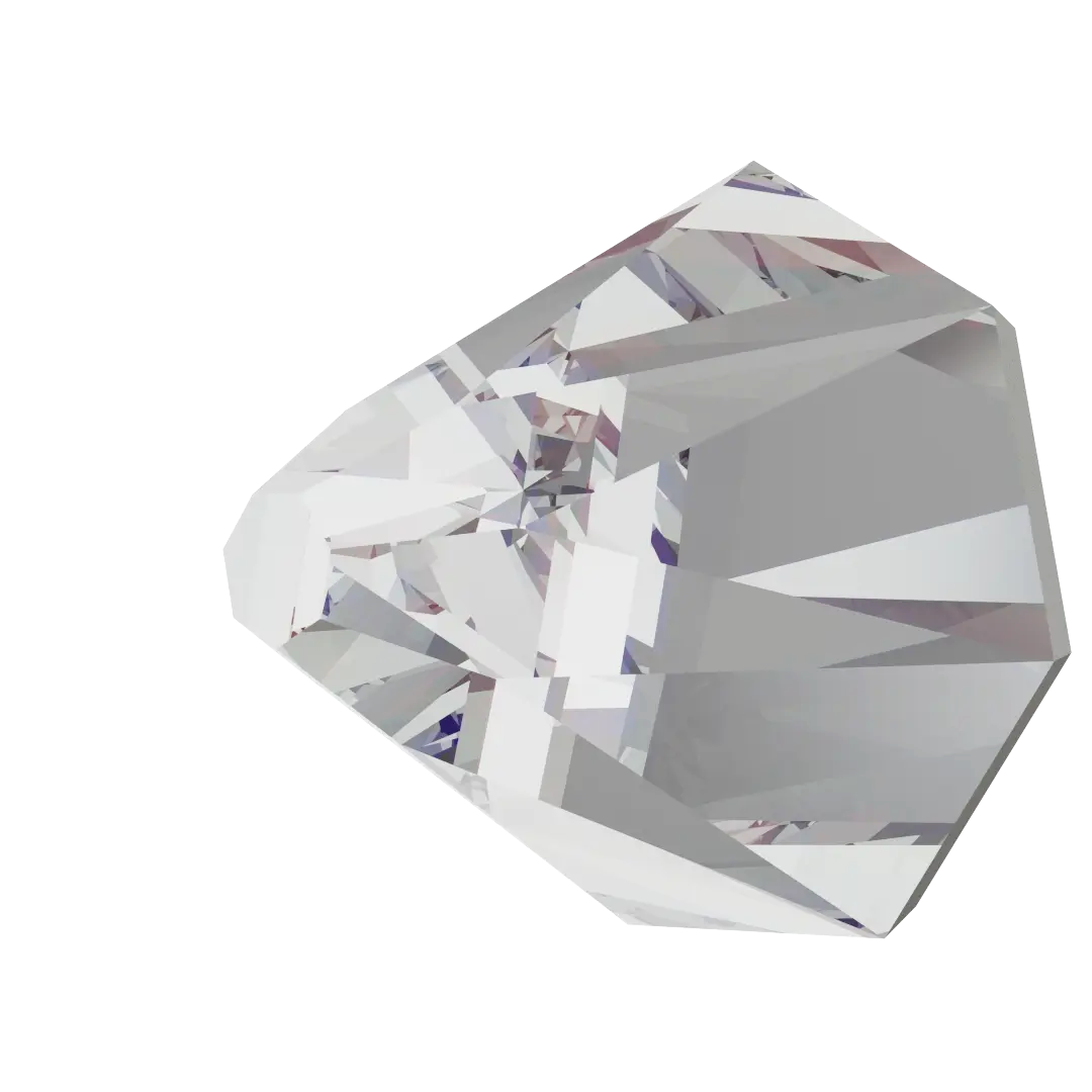 Swarovski Flat Back Crystals Non Hotfix Round Spike (2019) Crystal - Bluestreak Crystals