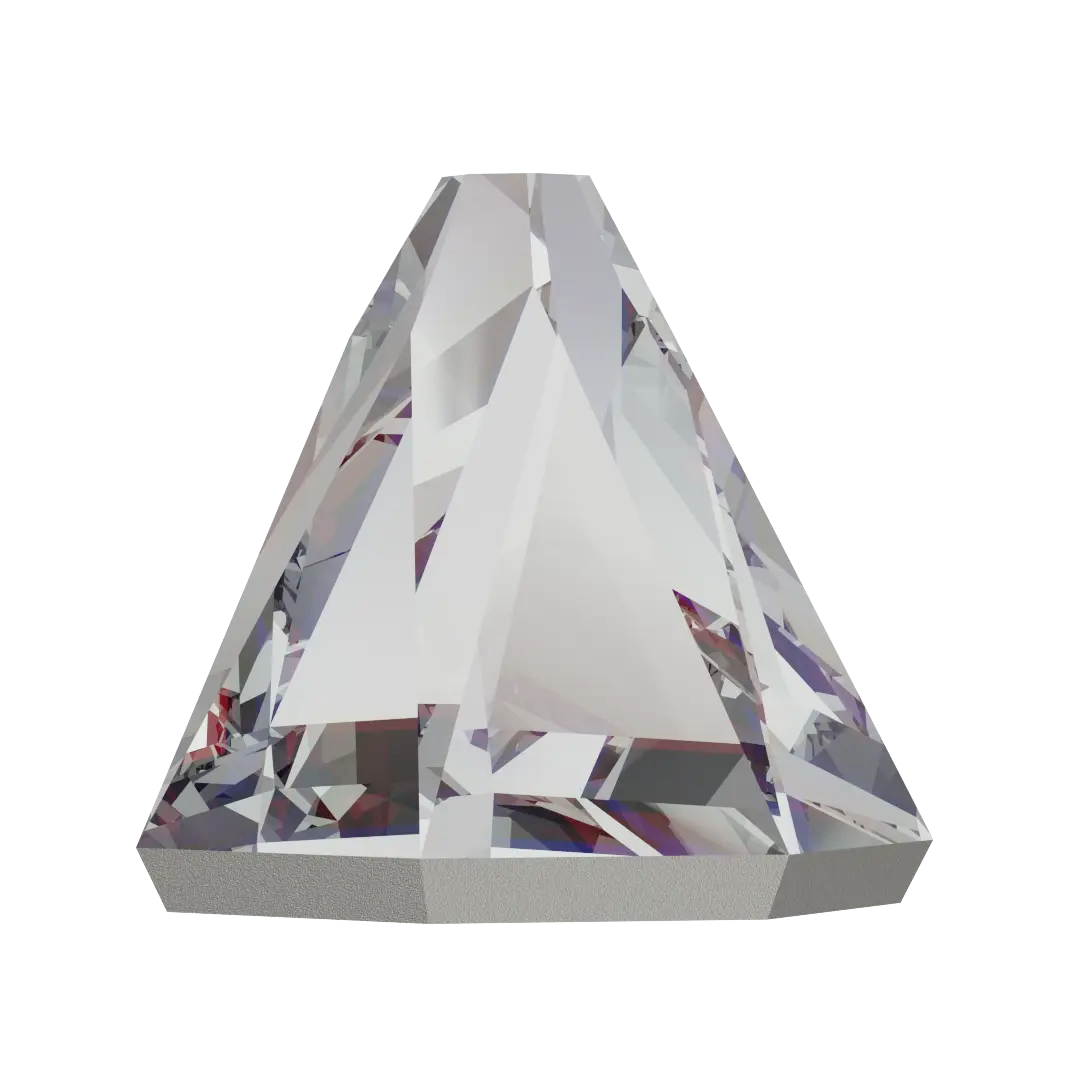 Swarovski Flat Back Crystals Non Hotfix Round Spike (2019) Crystal - Bluestreak Crystals