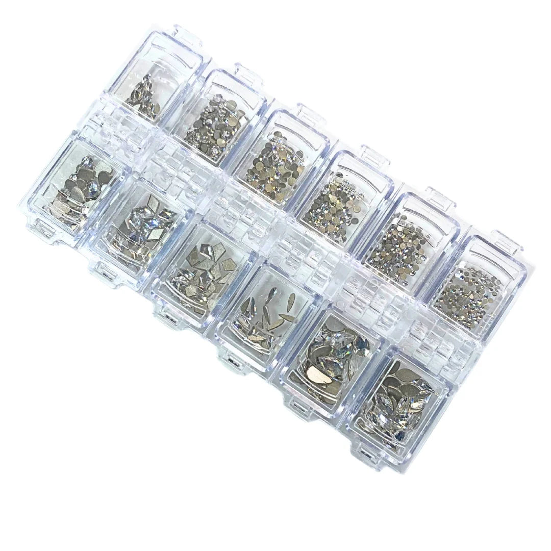 Swarovski Flat Back Crystals Non Hotfix Ultimate Mix CRYSTAL - Bluestreak Crystals