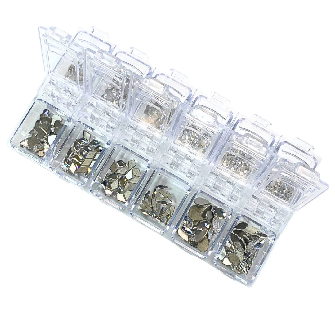 Swarovski Flat Back Crystals Non Hotfix Ultimate Mix CRYSTAL - Bluestreak Crystals