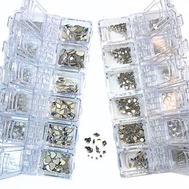 Swarovski Flat Back Crystals Non Hotfix Ultimate Mix CRYSTAL - Bluestreak Crystals