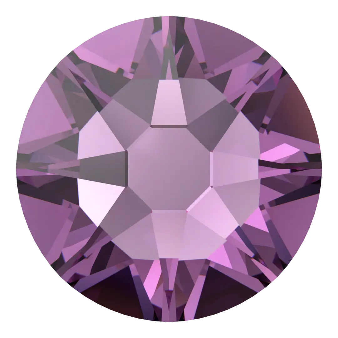 Swarovski Hotfix Flat Back Crystals (2000, 2038 & 2078) Amethyst - Bluestreak Crystals