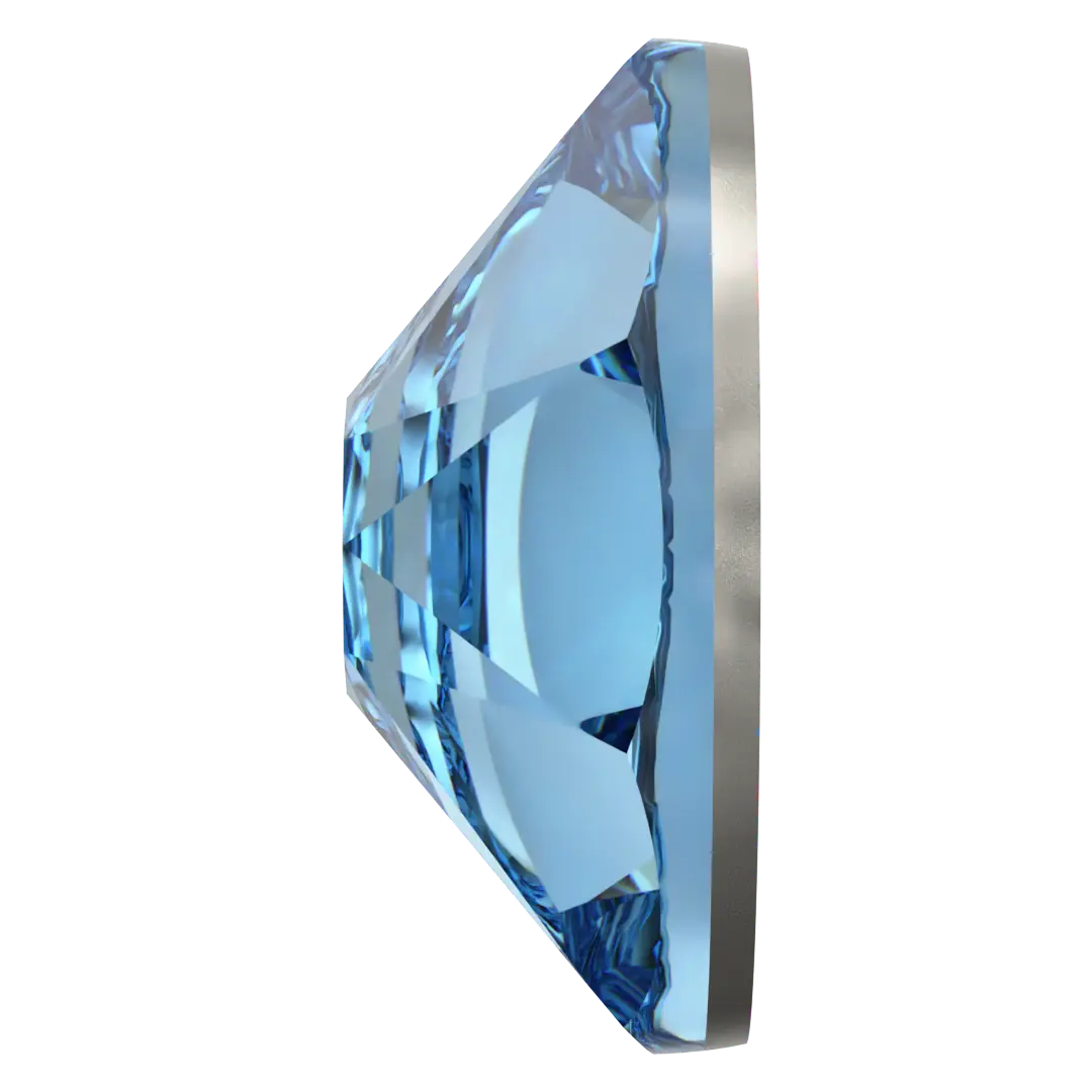 Swarovski Hotfix Flat Back Crystals (2000, 2038 & 2078) Aquamarine - Bluestreak Crystals