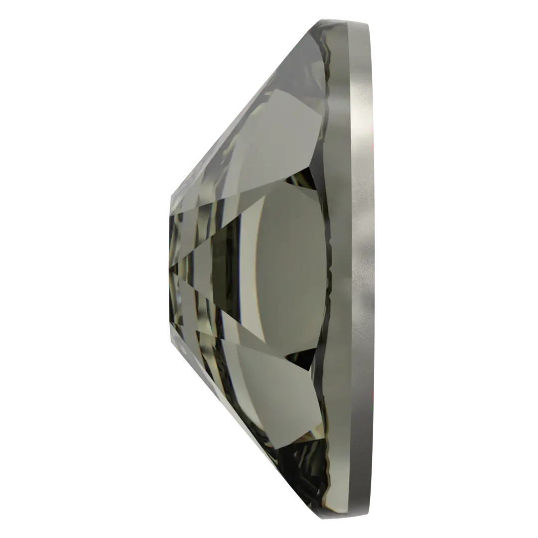 Swarovski Hotfix Flat Back Crystals (2000, 2038 & 2078) Black Diamond - Bluestreak Crystals