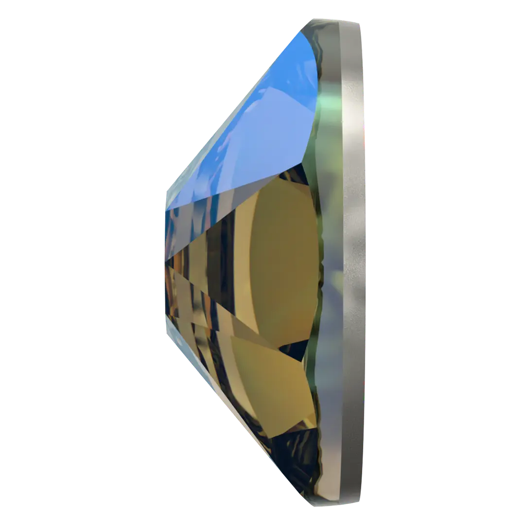 Swarovski Hotfix Flat Back Crystals (2000, 2038 & 2078) Black Diamond Shimmer - Bluestreak Crystals