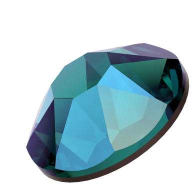 Swarovski Hotfix Flat Back Crystals (2000, 2038 & 2078) Blue Zircon Shimmer - Bluestreak Crystals